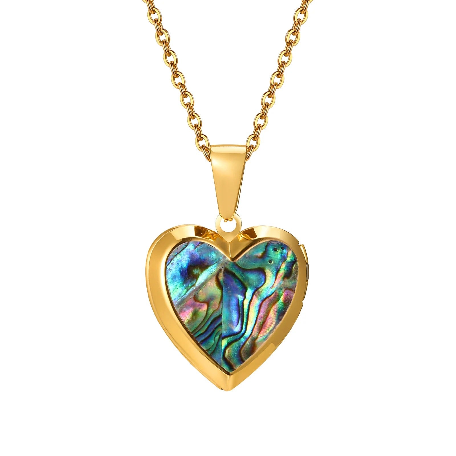 Vnox Women Locket Necklaces, Openable Heart Pendants - Revelloventures