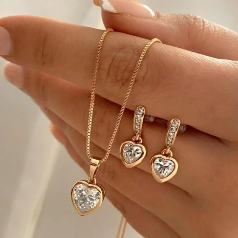LATS 3 Pcs/Set Round Pearl Pendant Necklace For Women - Revelloventures