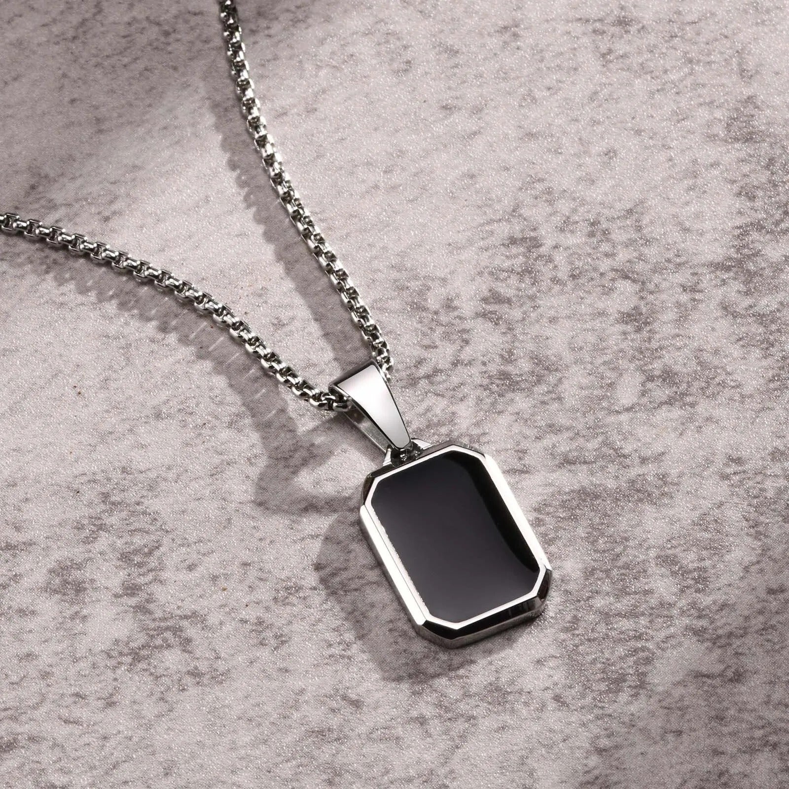 Vnox Small Dogtags Pendant Necklaces for Men - Revelloventures
