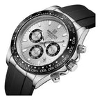 NAVIFORCE Luxury Men's Watch Waterproof Sports Quartz Clock Silicone Strap Chronograph Luminous Wristwatches - Revelloventures