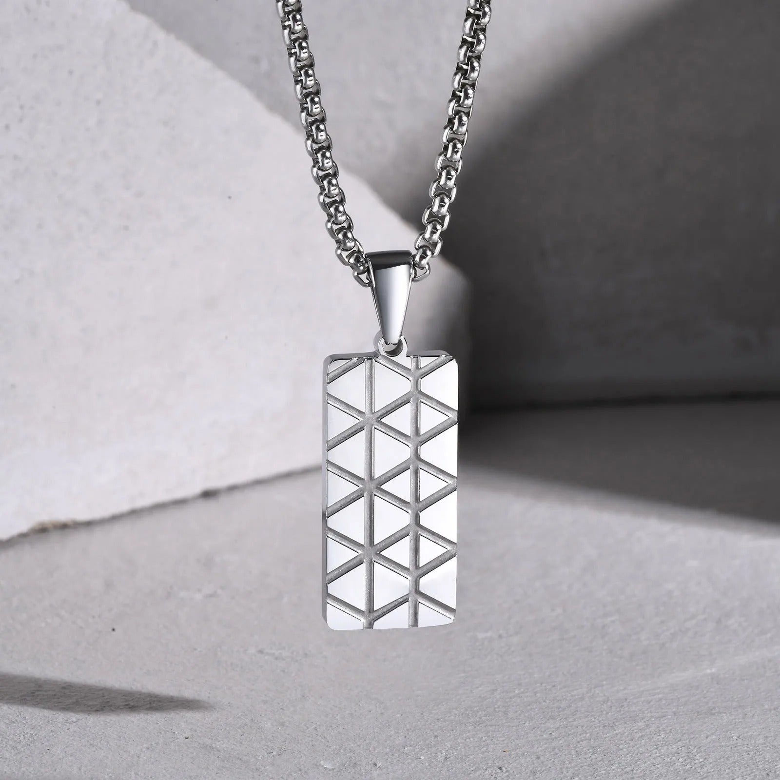 Vnox Small Dogtags Pendant Necklaces for Men - Revelloventures