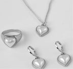 LATS 3 Pcs/Set Round Pearl Pendant Necklace For Women - Revelloventures