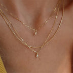Boho Gold Color Multilevel Geometric Venice Chain Necklace For Women - Revelloventures