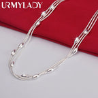 sterling silver Charms beads Necklace for women