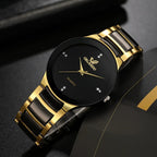 black dial steel quartz men business watch - Revelloventures