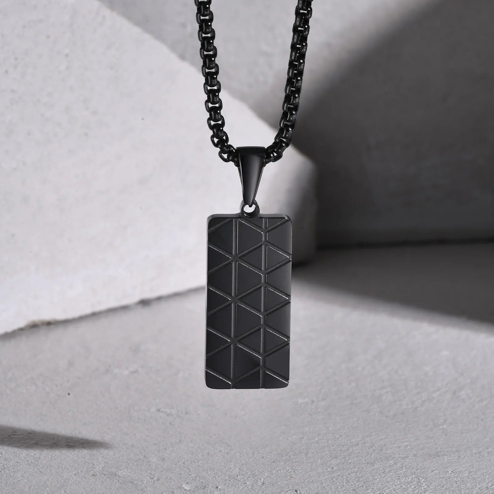 Vnox Small Dogtags Pendant Necklaces for Men - Revelloventures