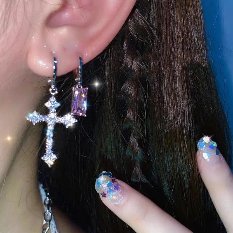 Cross Pendant Earrings For Women - Revelloventures