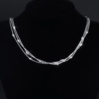 sterling silver Charms beads Necklace for women