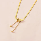 Vintage Butterfly Necklace Women Golden Stainless Steel Blade Snake Chains - Revelloventures