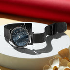 Quartz Movement Luxury Women Watch Rhinestone Stainless Steel