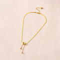 Vintage Butterfly Necklace Women Golden Stainless Steel Blade Snake Chains - Revelloventures