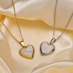 Vnox Women Locket Necklaces, Openable Heart Pendants - Revelloventures