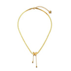 Vintage Butterfly Necklace Women Golden Stainless Steel Blade Snake Chains - Revelloventures