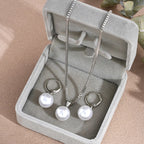 LATS 3 Pcs/Set Round Pearl Pendant Necklace For Women - Revelloventures