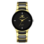 black dial steel quartz men business watch - Revelloventures