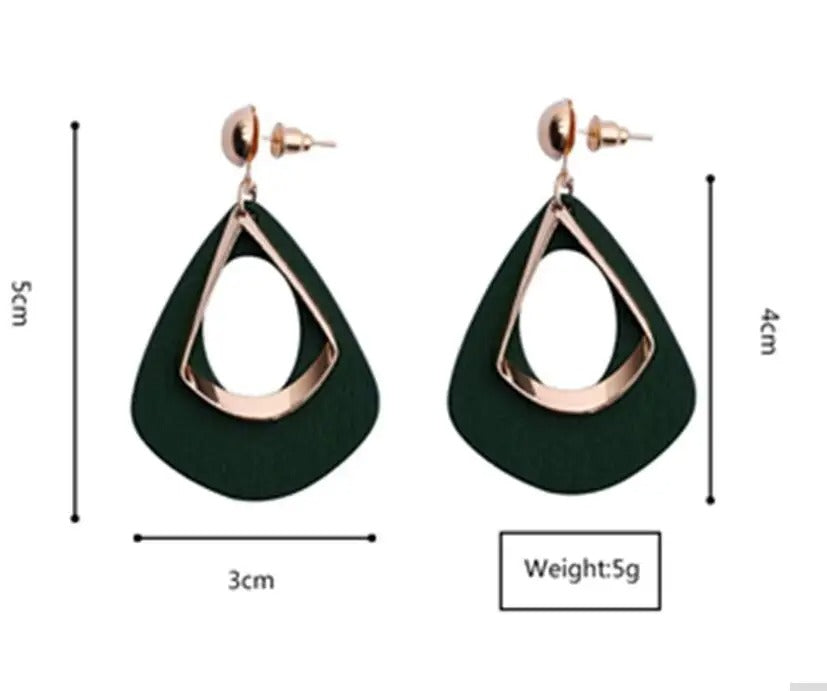 Ethnic Hollow Out Geometric Drop Earrings For Women