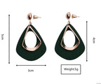 Ethnic Hollow Out Geometric Drop Earrings For Women