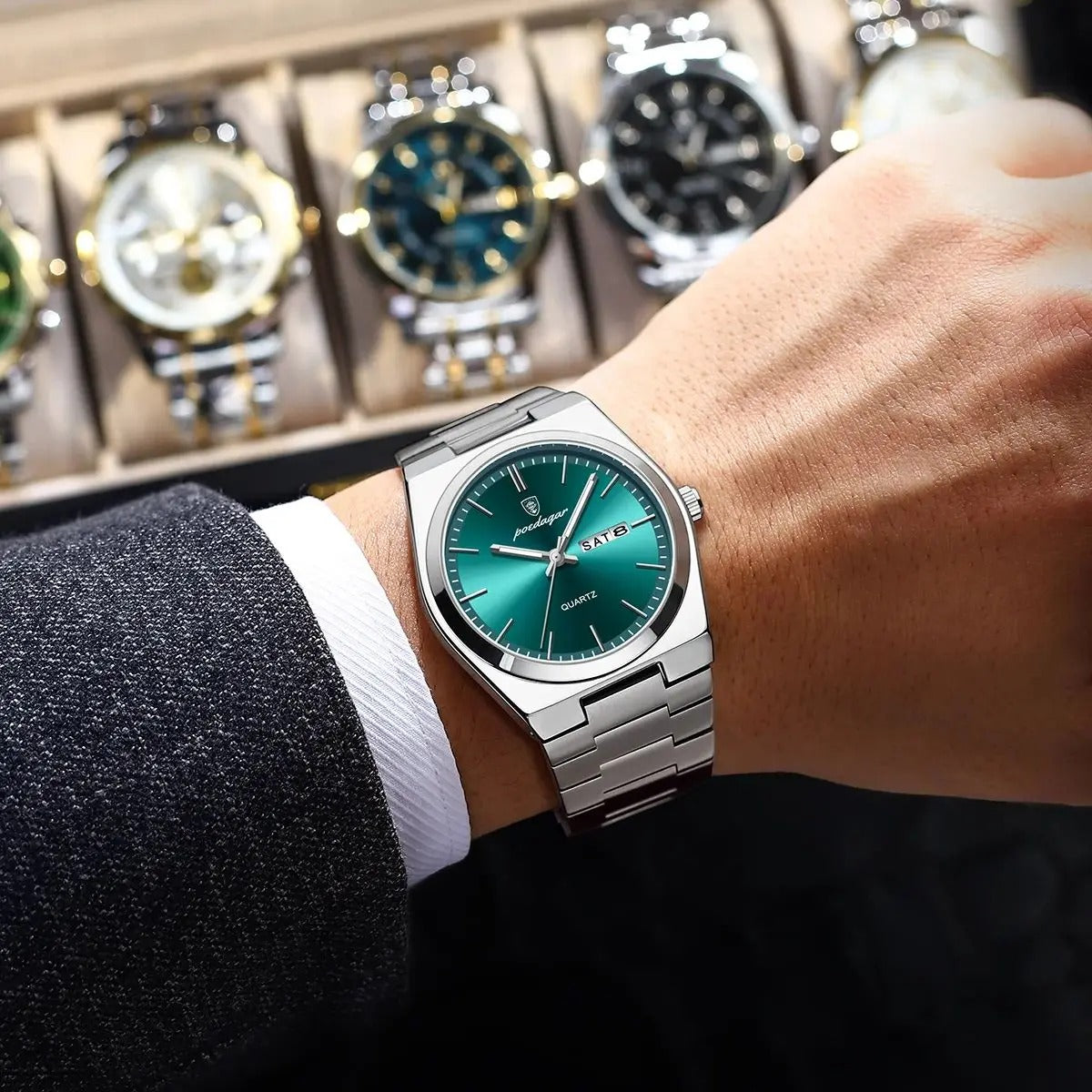 POEDAGAR Luxury Men's Watches