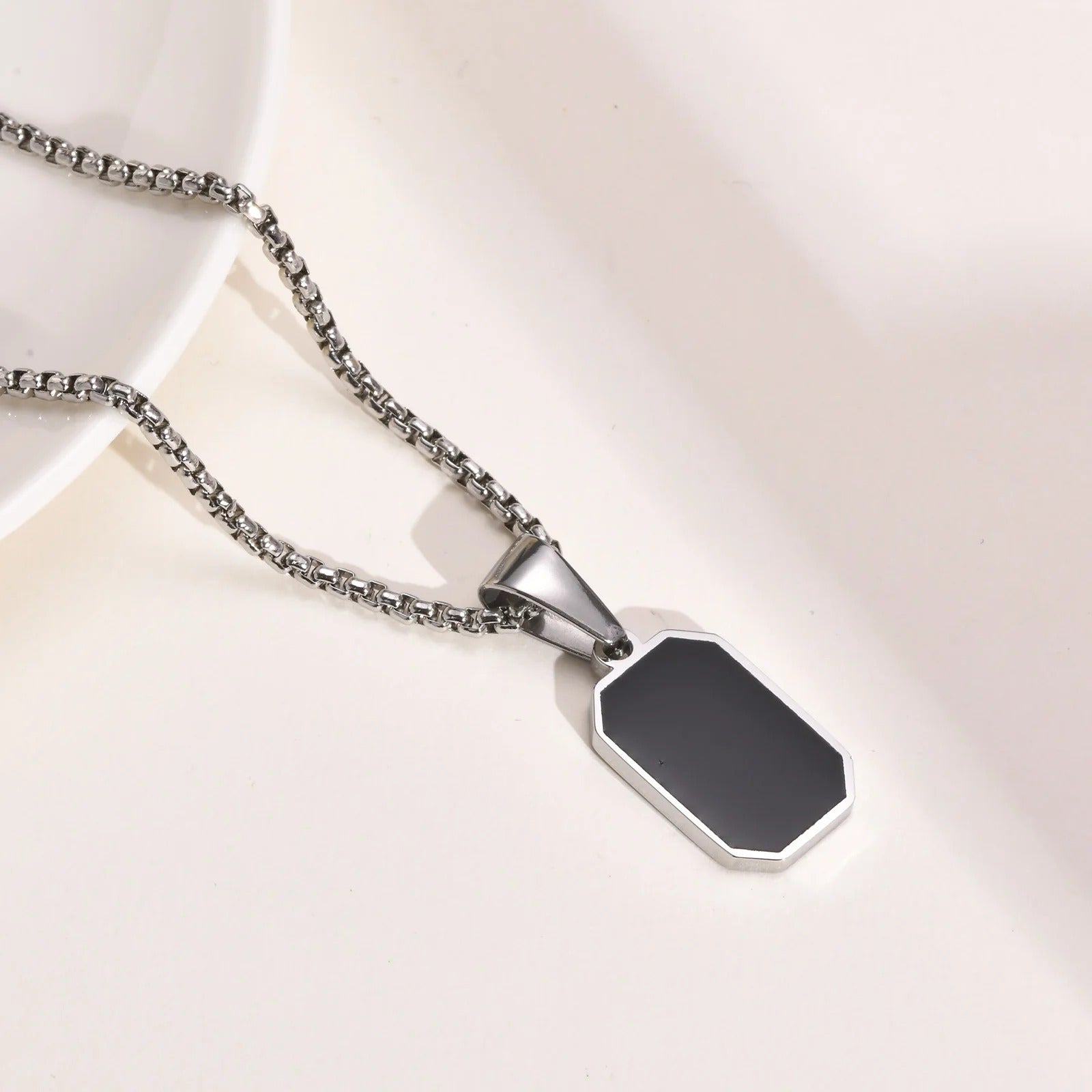 Vnox Small Dogtags Pendant Necklaces for Men - Revelloventures