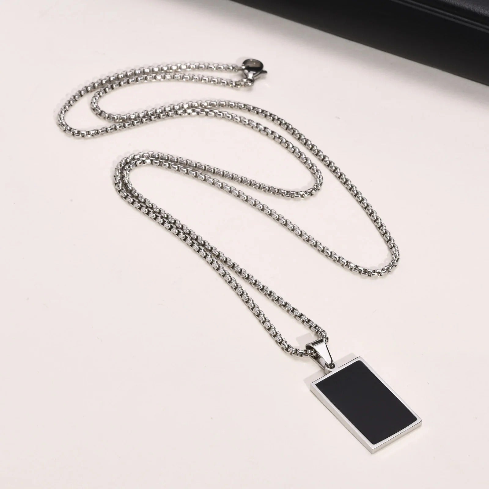 Vnox Small Dogtags Pendant Necklaces for Men - Revelloventures