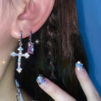 Cross Pendant Earrings For Women - Revelloventures