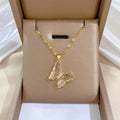 Exquisite and Fashionable Stainless Steel Sun Pendant Necklace For Women