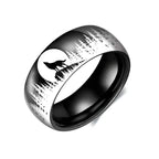 Moon Wolf Stainless Steel Rings