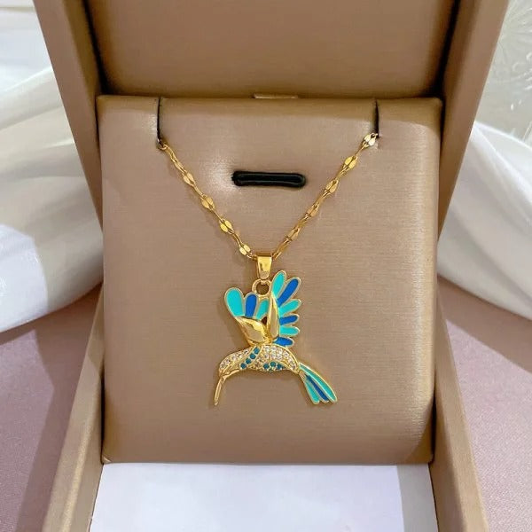 Exquisite and Fashionable Stainless Steel Sun Pendant Necklace For Women